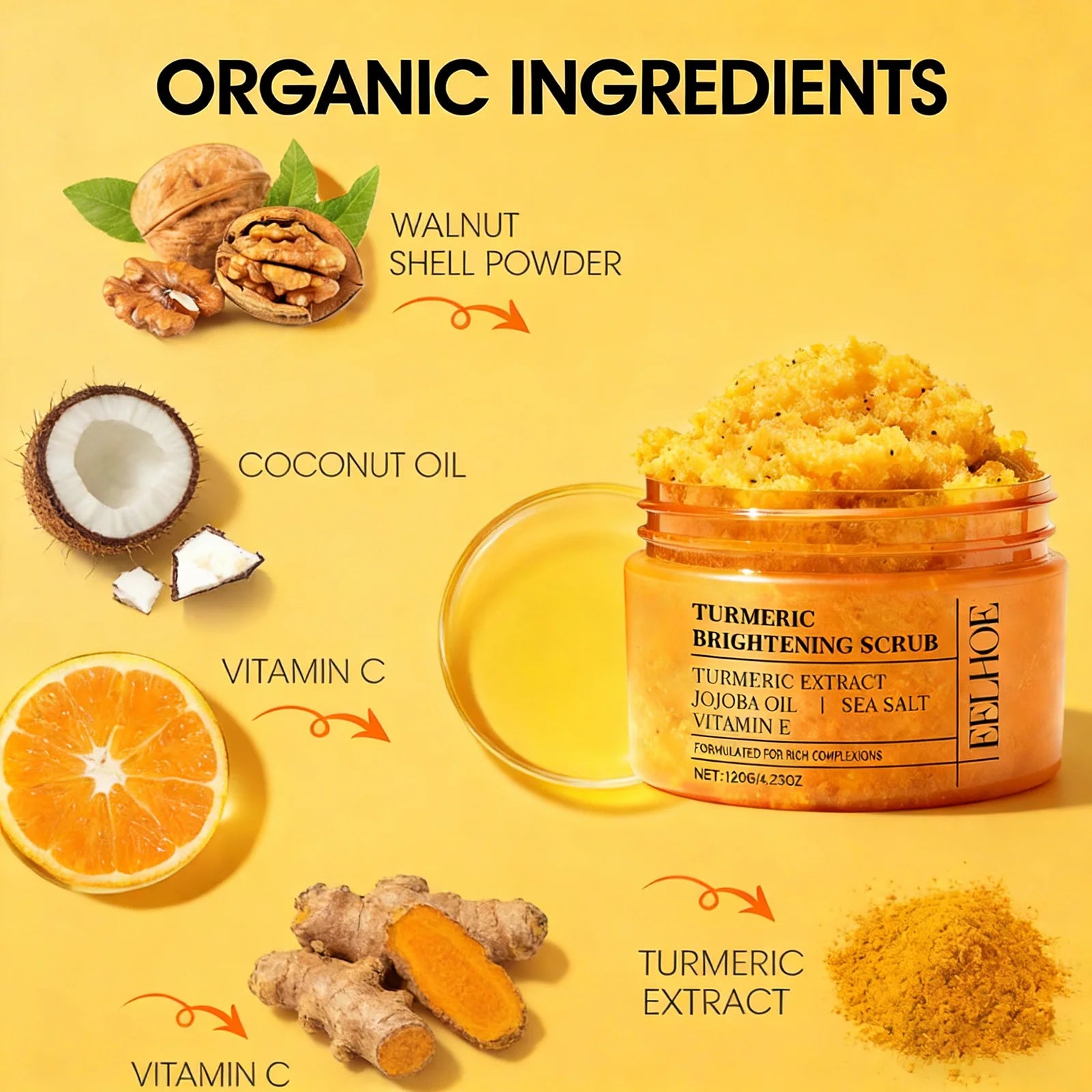 Exfoliant Corps - Curcuma